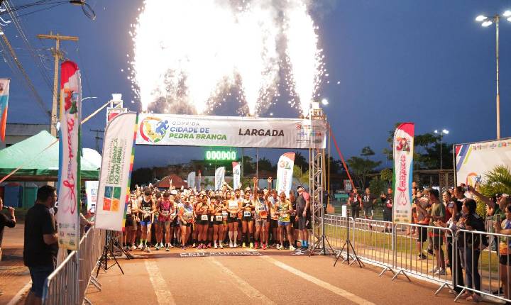 1ª Corrida da Cidade reúne grande público e integra programação dos 34 anos de Pedra Branca do Amapari