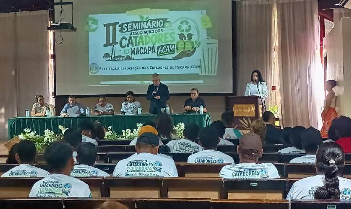 Catadores de Macapá promovem debate sobre direitos e inclusão no sistema de resíduos