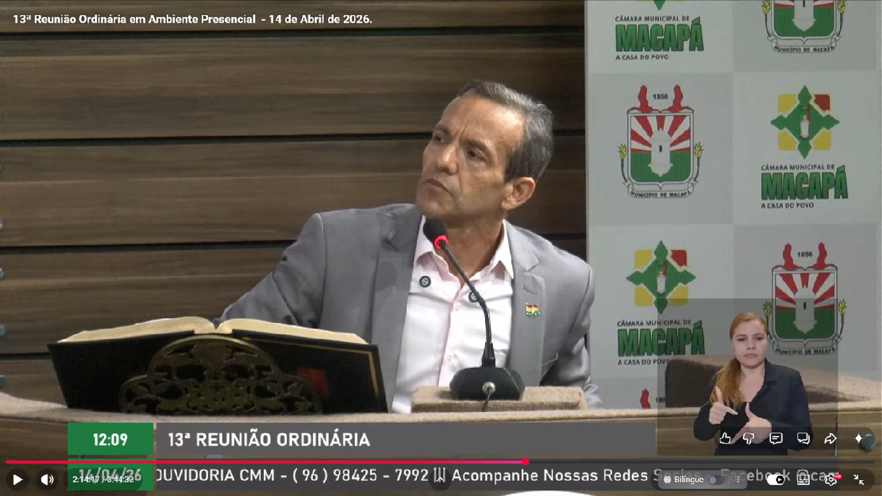 DaLua presta contas na Câmara e detalha desafios e avanços nos primeiros 40 dias de gestão em Macapá
