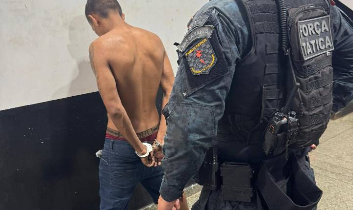 Força Tática detém suspeito reincidente com drogas prontas para venda na Zona Norte