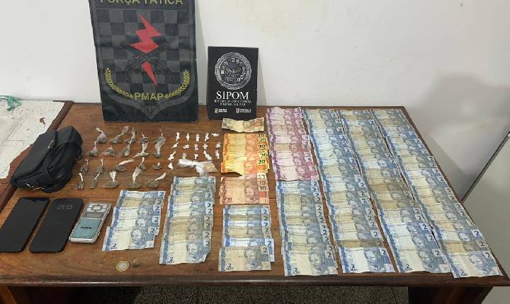 Tática prende mulher por tráfico na Zona Norte de Macapá