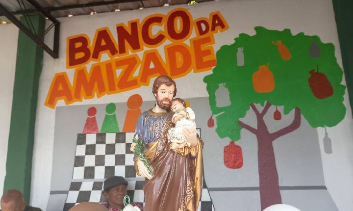 Tradição e solidariedade marcam ação do Banco da Amizade com apoio e acolhimento na procissão de São José