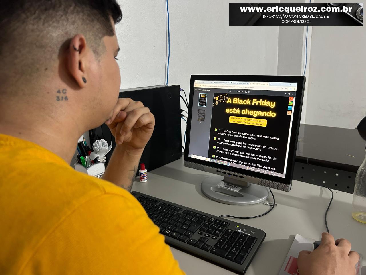 PROCON AMAPÁ LANÇA CARTILHA DIGITAL E INICIA AÇÕES ITINERANTES PARA PREVENIR GOLPES NA BLACK FRIDAY E FIM DE ANO