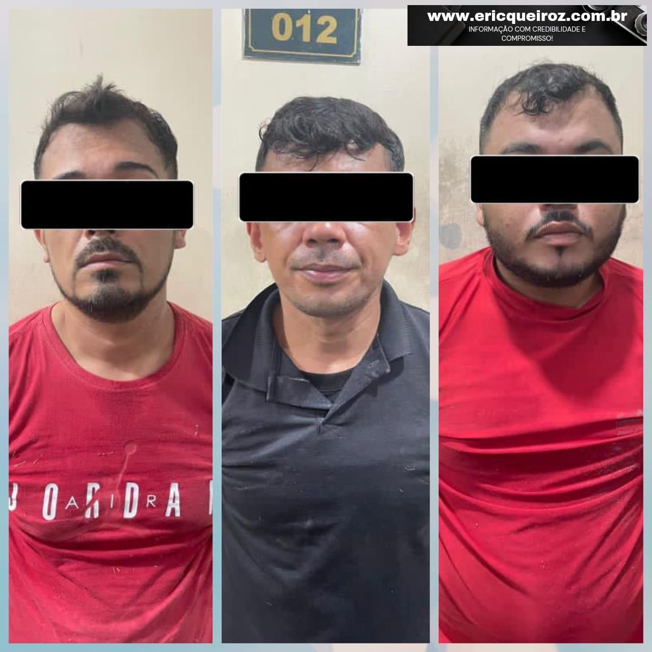 TRIO É PRESO PELA FORÇA TÁTICA APÓS ROUBO A LOJA NO CENTRO COMERCIAL DE MACAPÁ