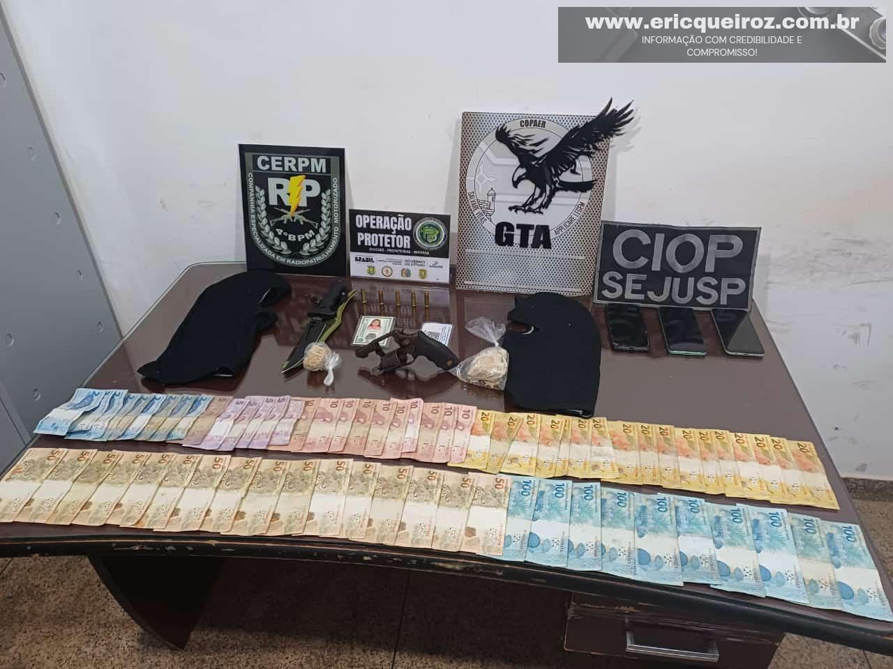 OPERAÇÃO PROTETOR: GTA COMBATE TRÁFICO DE DROGAS E ORGANIZAÇÃO CRIMINOSA EM SANTANA