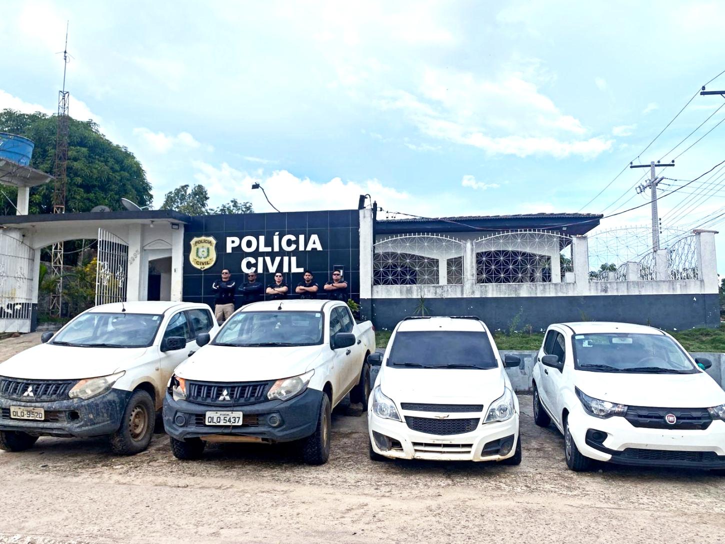 Polícia Civil Recupera Quatro Veículos Roubados em Laranjal do Jari