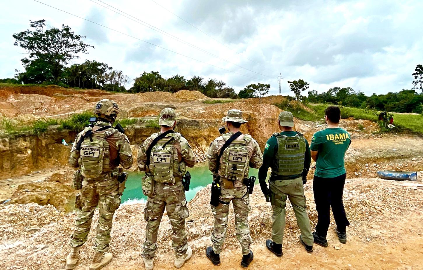Polícia Federal e IBAMA combatem garimpo ilegal em Tartarugalzinho e efetuam prisão
