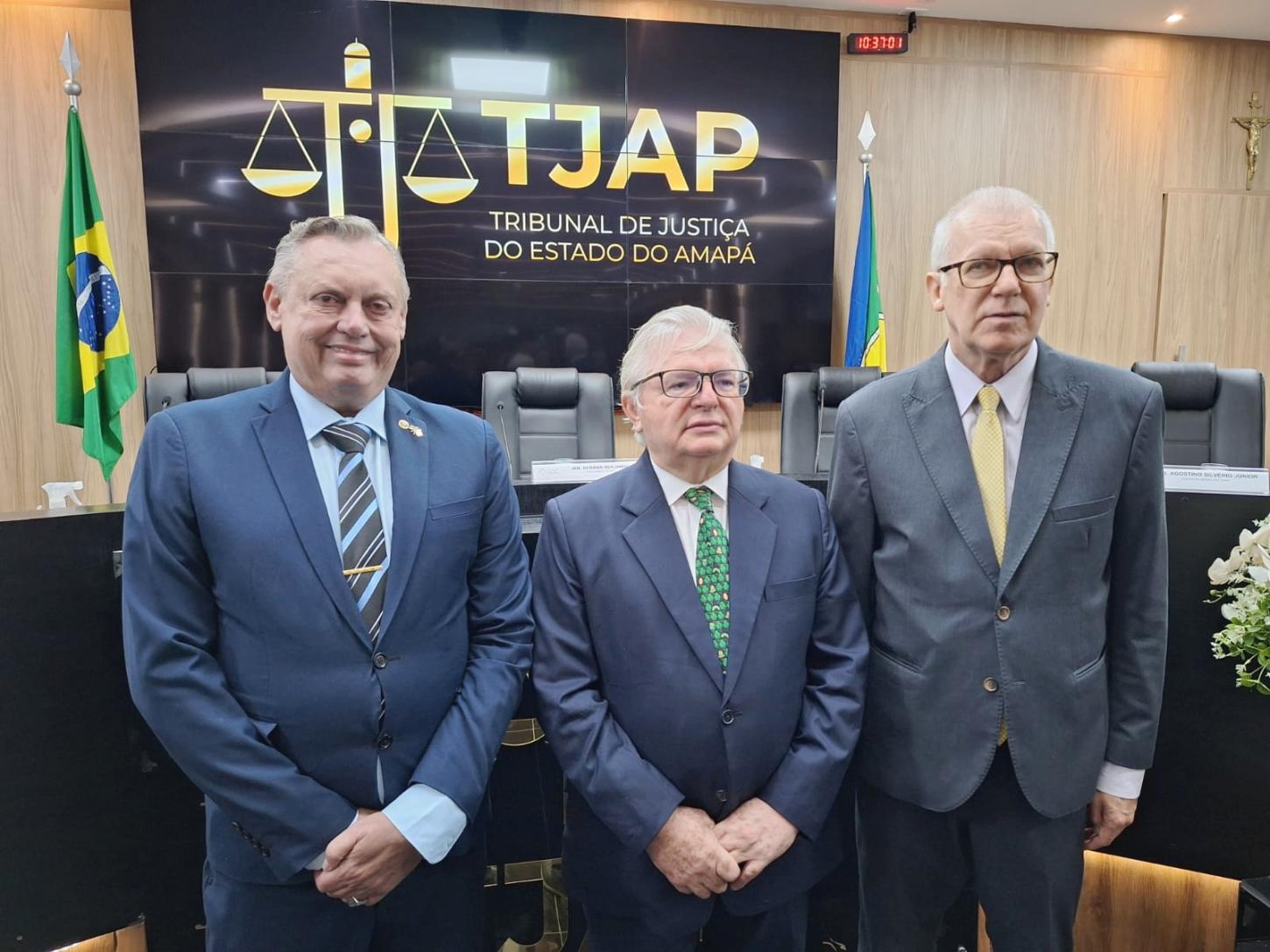 Presidente do STJ, ministro Herman Benjamin, inicia agenda de 2025 com visita ao TJAP