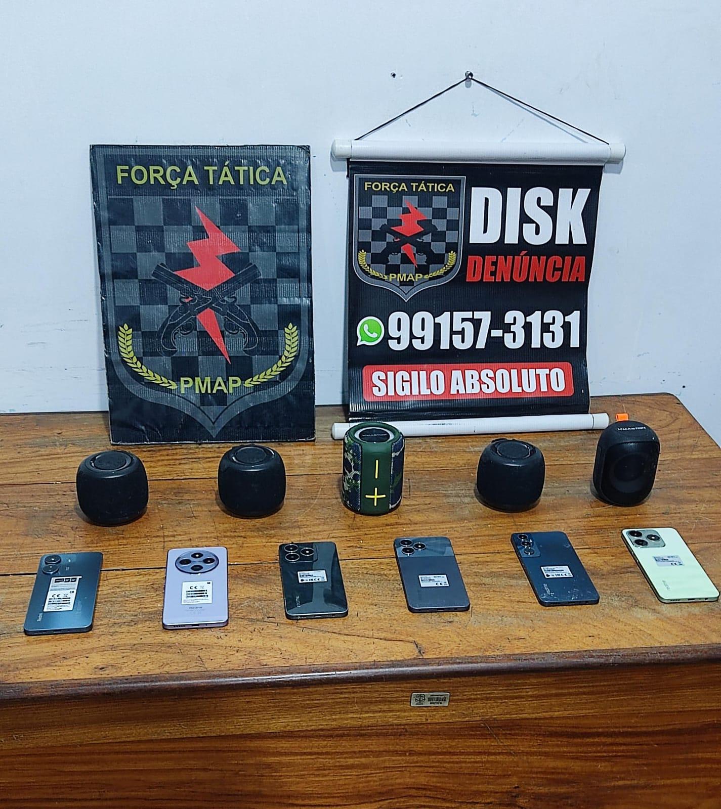 Força Tática prende foragido durante furto em loja de celulares em Macapá