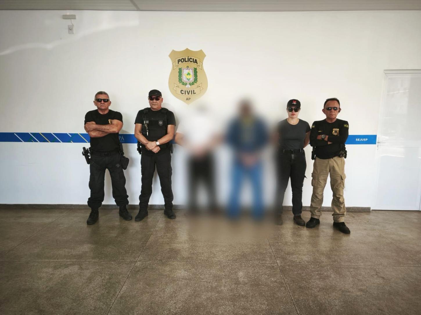 Polícia Civil prende dois homens condenados por crimes graves em Macapá