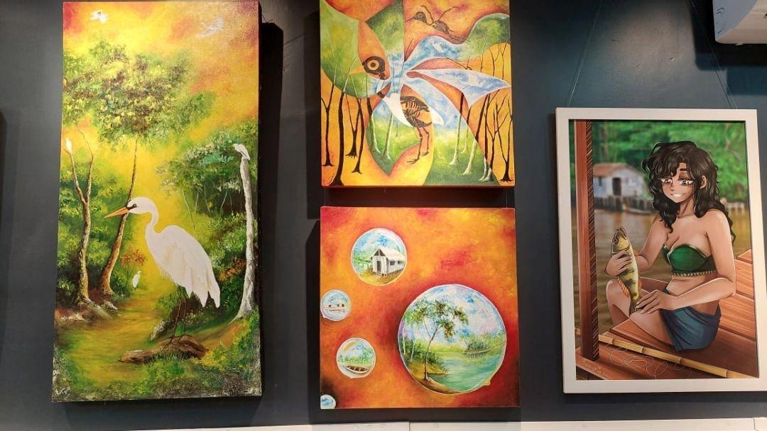 Exposição Mulheres da Amazônia convida público a explorar a exuberância das cores e formas das artes plásticas de artistas Amapaenses