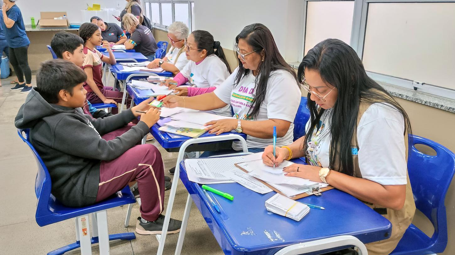 Vacinação na Escola Barão do Rio Branco garante saúde e proteção para estudantes