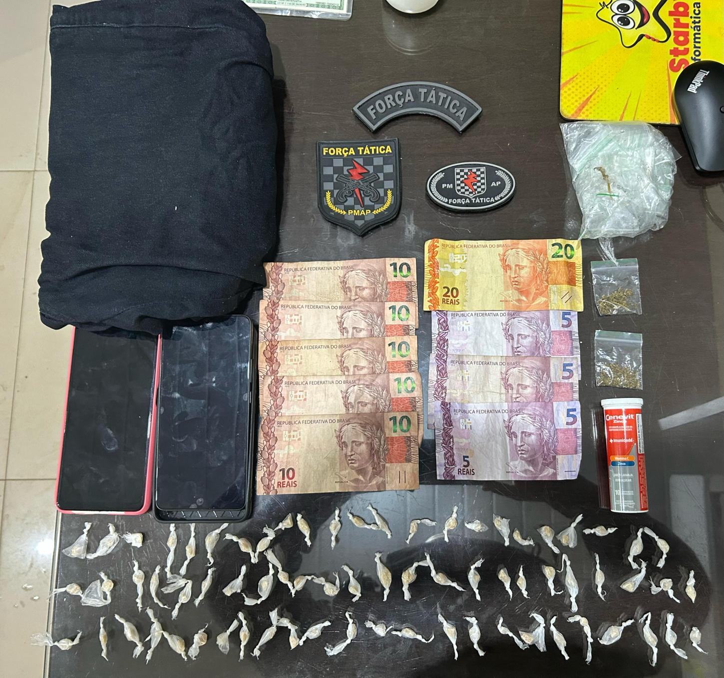 Força Tática prende seis pessoas em ações contra roubo, tráfico e receptação em Macapá