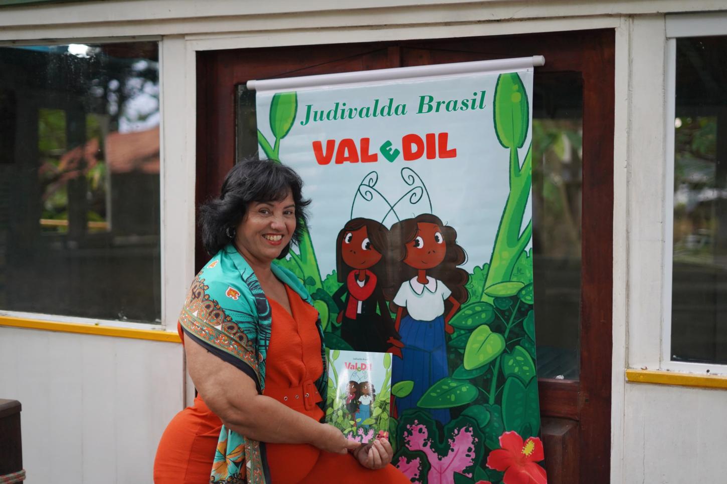 Judivalda Brasil lança seu primeiro livro infantil no Museu Sacaca