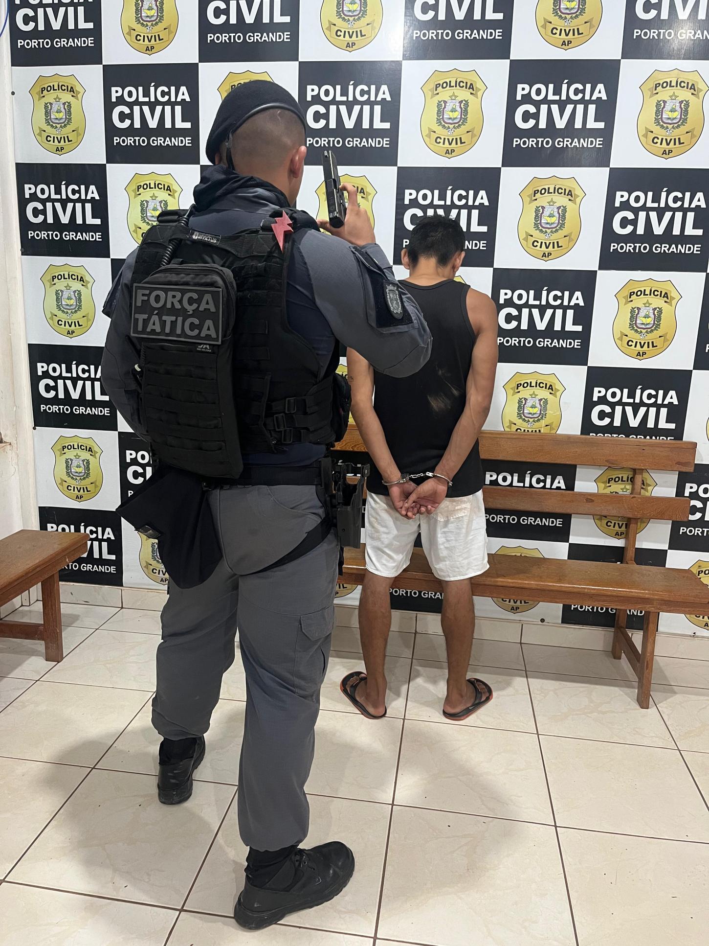 Homem é preso com drogas e munições durante operação em Porto Grande