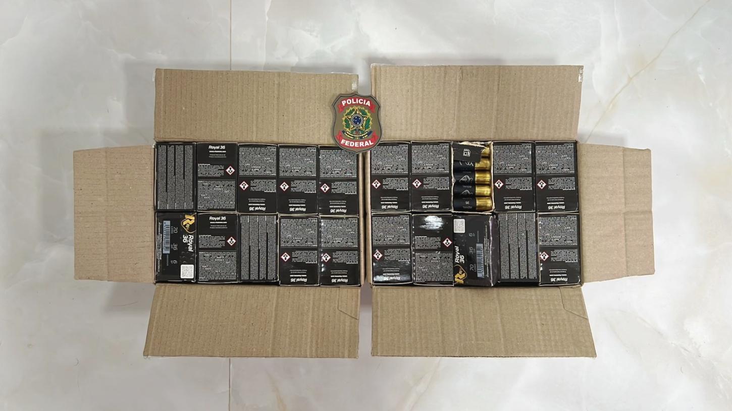 Indígena é preso por tráfico internacional ao tentar levar 500 cartuchos de Caiena para o Amapá