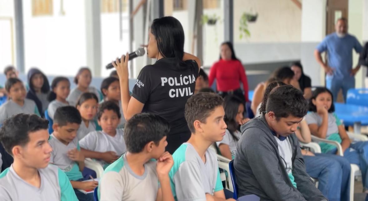 Polícia Civil apresenta balanço do projeto “Polícia Civil nas Escolas” no primeiro semestre de 2025