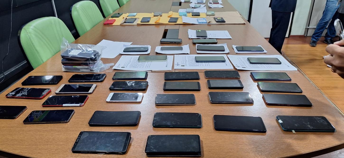 Polícia Civil do Amapá recupera centenas de celulares e faz alerta sobre compra de aparelhos sem origem comprovada