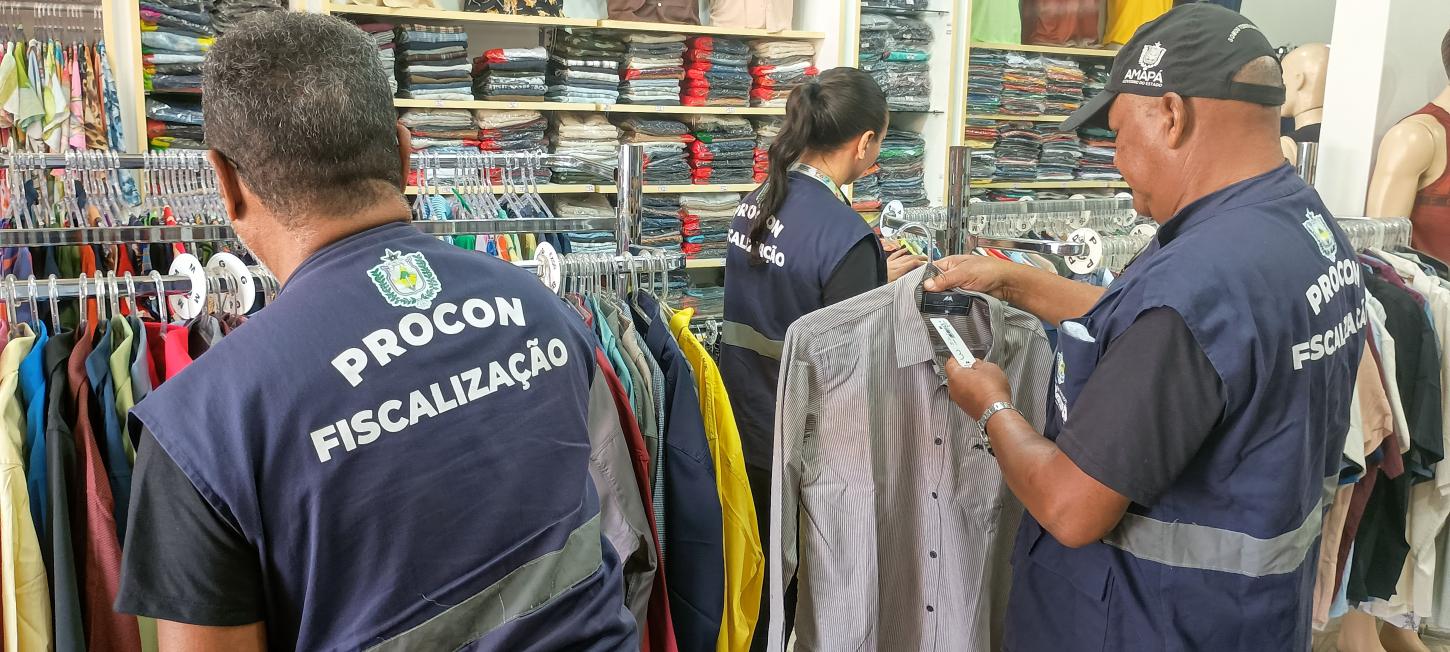 Procon intensifica vistorias no comércio de Macapá e Santana com foco no Dia dos Pais