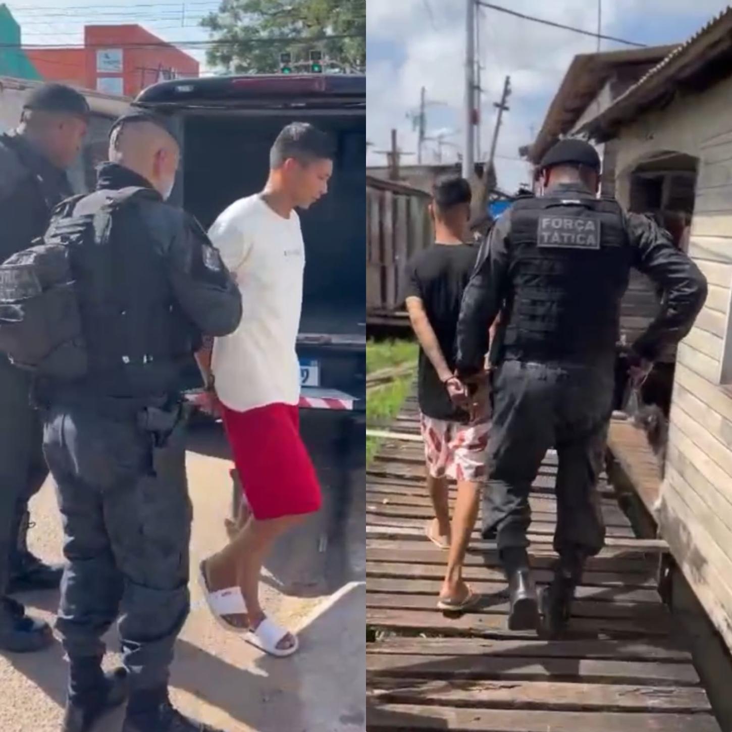 Força Tática prende dois foragidos condenados por roubo em Macapá