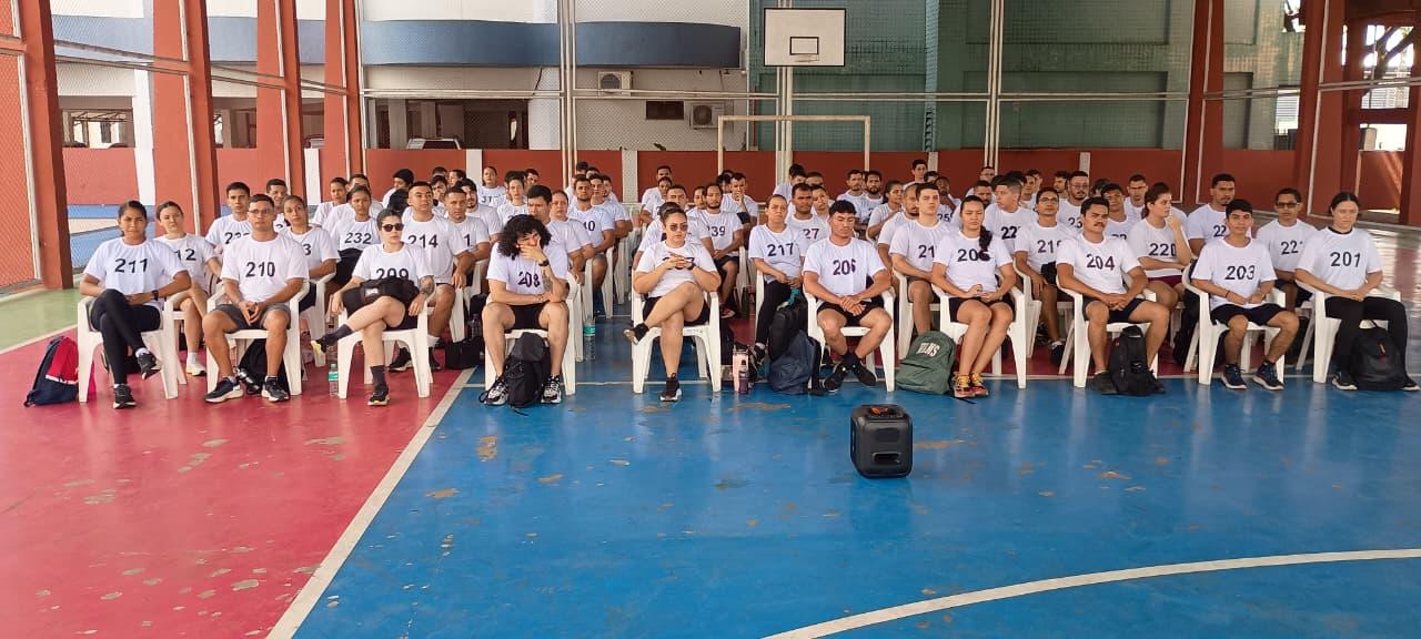 Candidatos da 3ª turma do concurso dos Bombeiros passam por avaliação de capacidade física Amapá