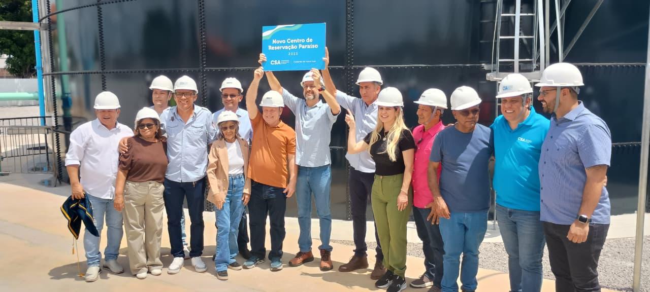 Governo do Amapá e CSA entregam reservatório com capacidade de 2 milhões de litros em Santana