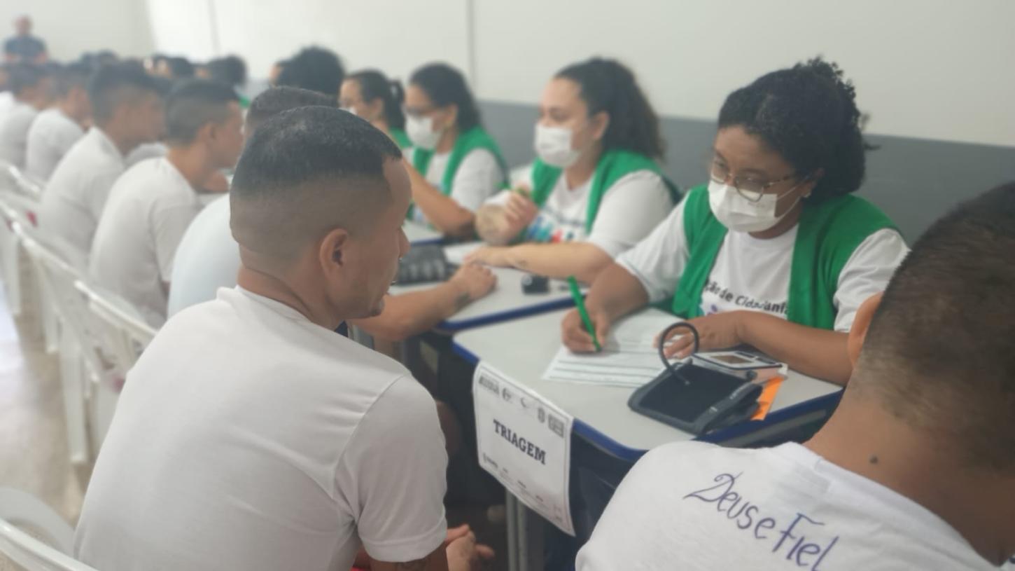 Amapá realiza maior ação de saúde prisional do país e atinge mais de 2 mil atendimentos no Iapen