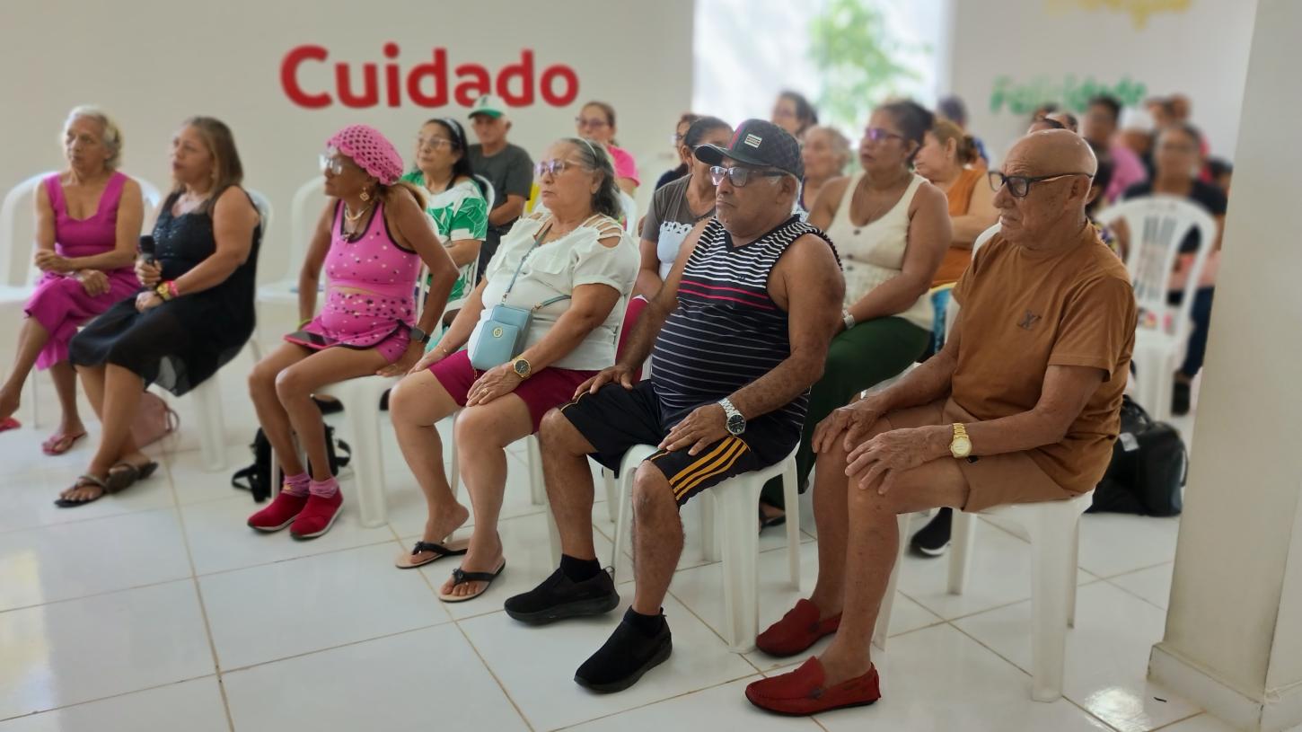 Centro de Convivência do Idoso promove manhã de cuidados e celebra o Dia Mundial da Alimentação