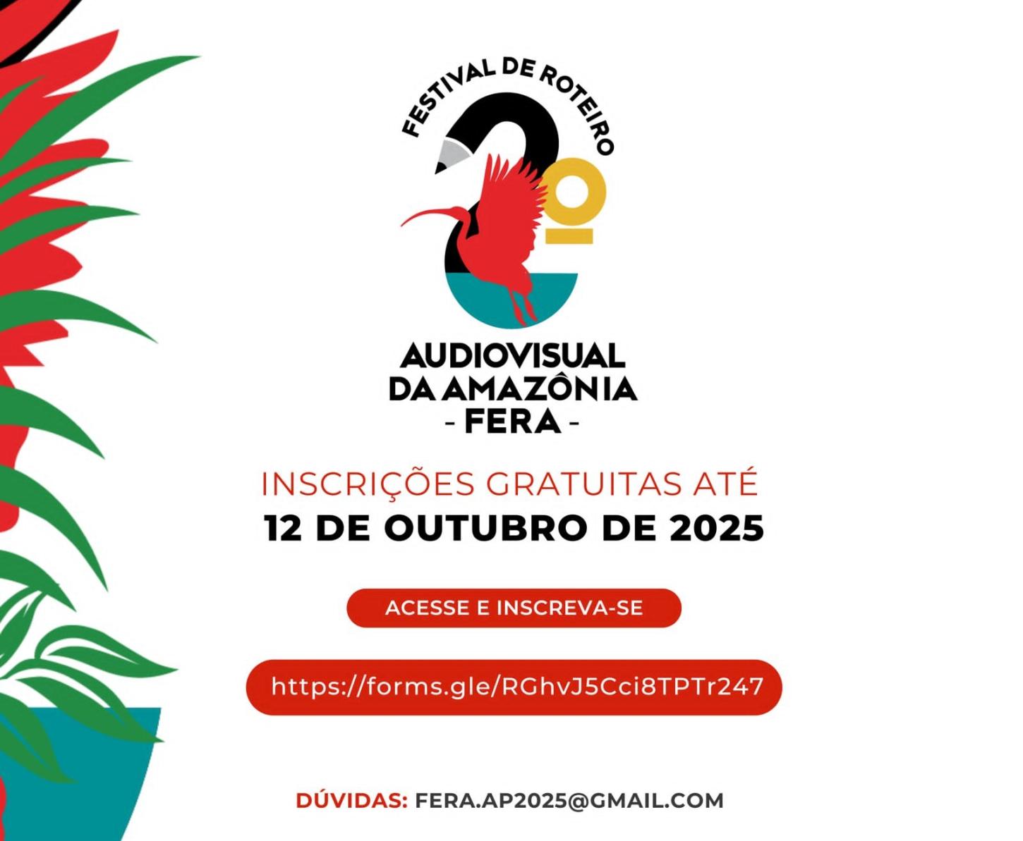 Festival de Roteiro Audiovisual da Amazônia abre inscrições para nova edição