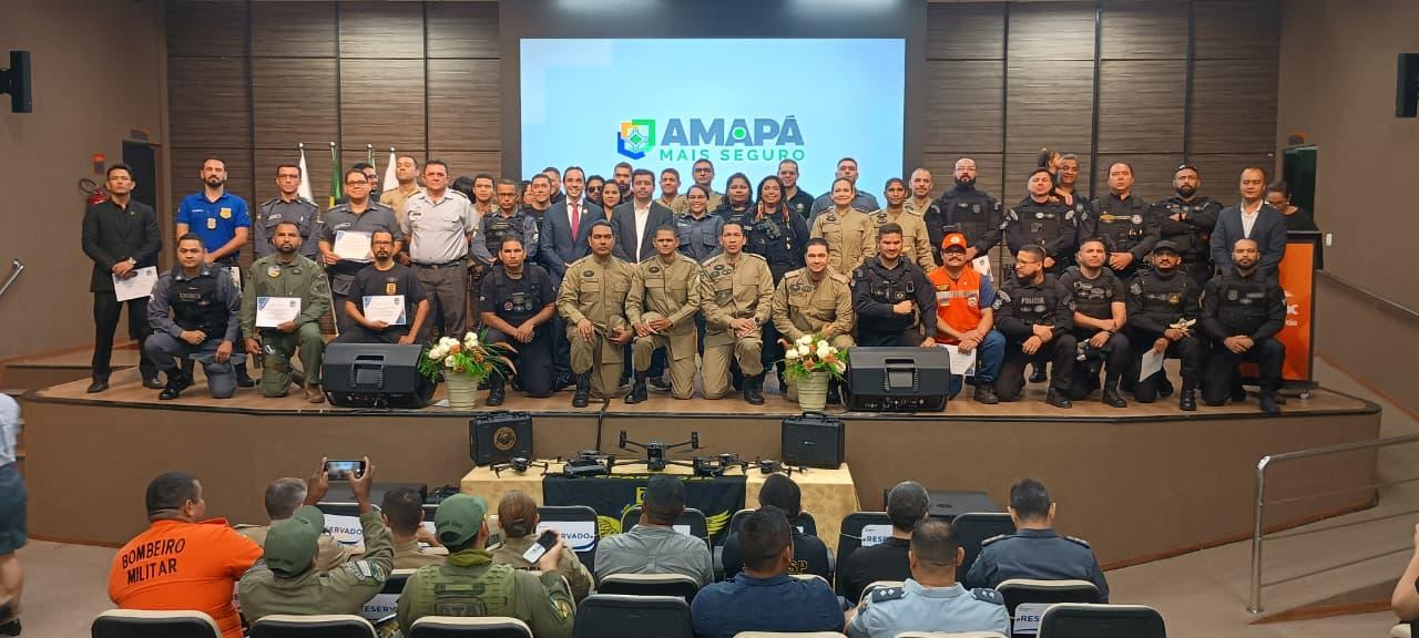 Formatura de operadores de drones consolida avanço tecnológico na Segurança Pública do Amapá