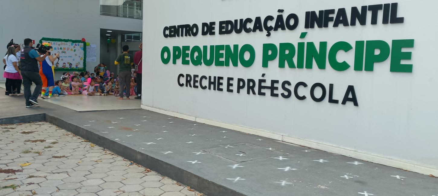 Semana da Criança leva diversão e aprendizado ao CEI O Pequeno Príncipe