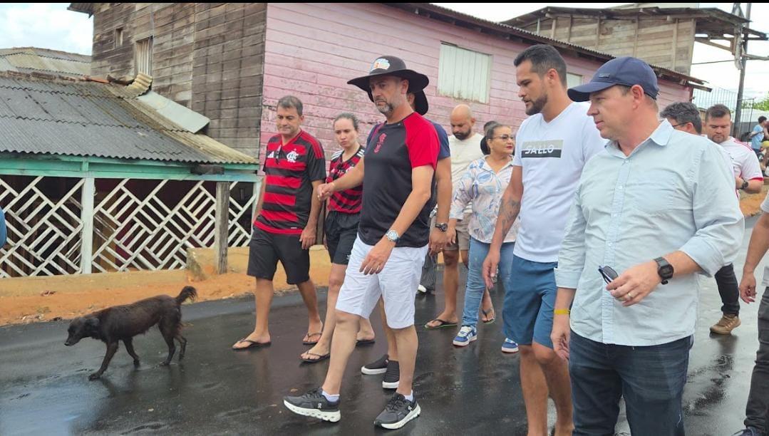 Governador Clécio Luís entrega pavimentação e transforma mobilidade em Laranjal do Jari