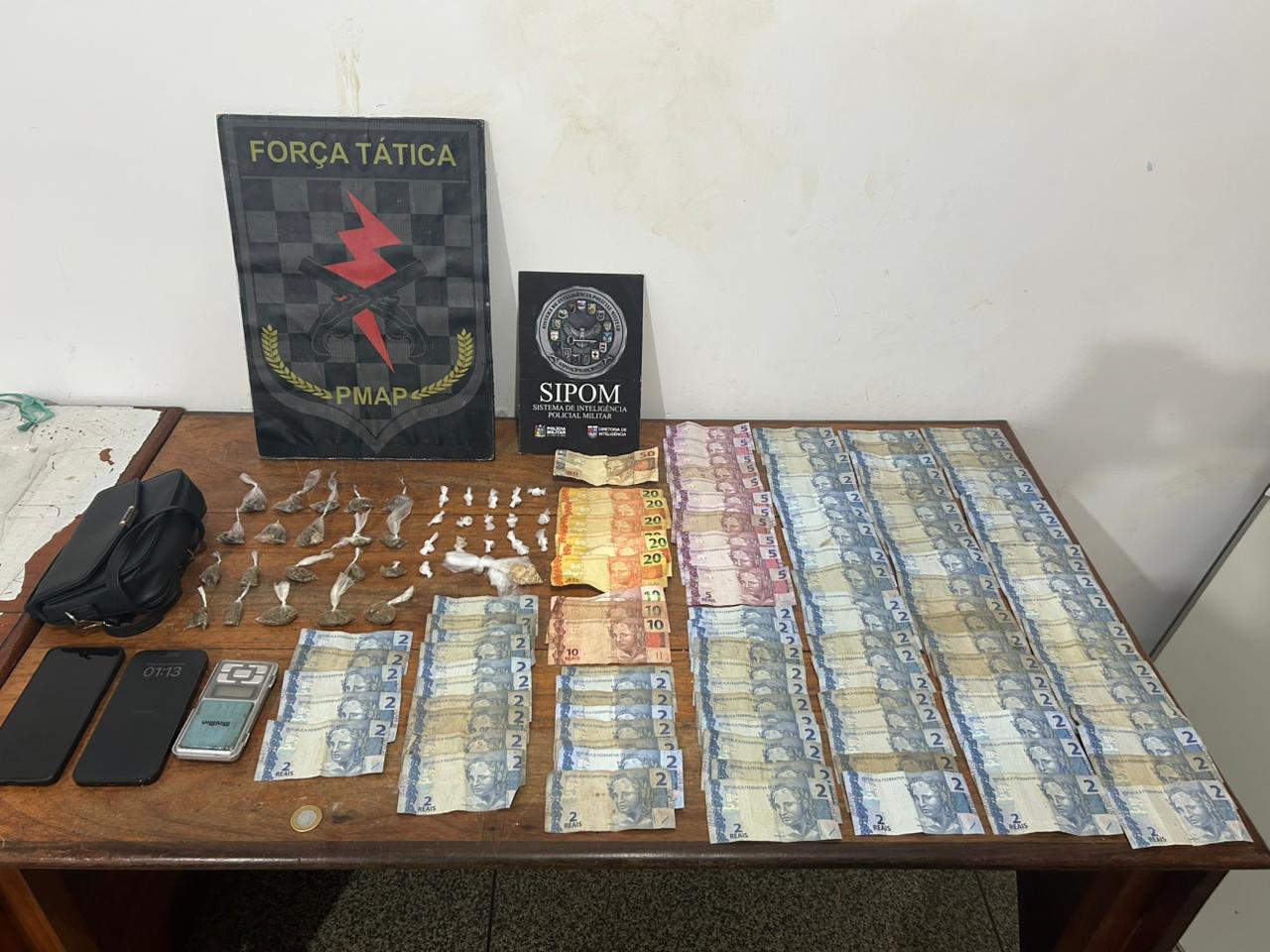 Tática prende mulher por tráfico na Zona Norte de Macapá