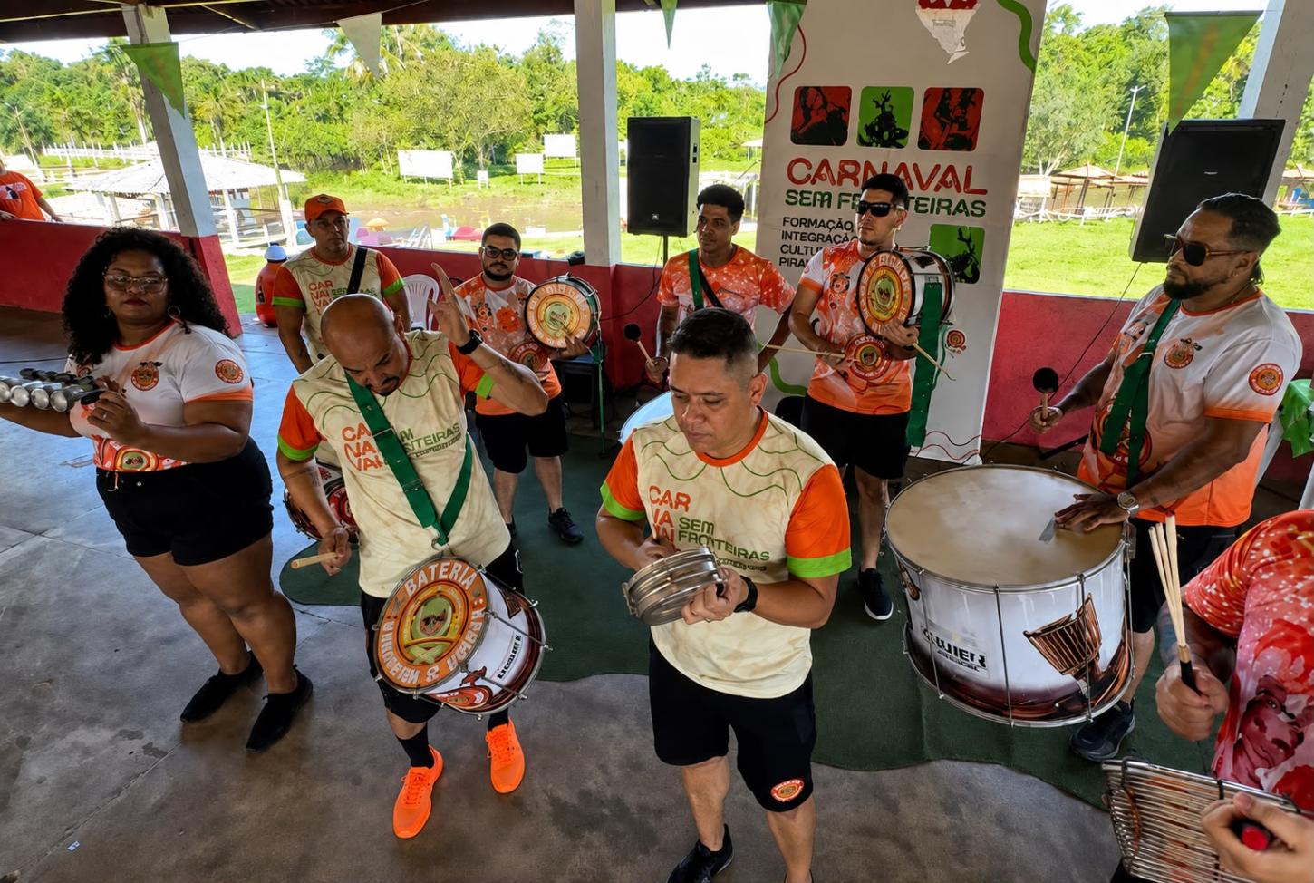 Projeto Carnaval Sem Fronteiras chega ao Oiapoque para mais uma etapa de formação e intercâmbio cultural.